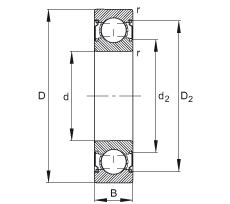 S 6000-C-2Z, ă(ni)Y(ji)(gu)C (j) DIN 625-1 (bio)(zhn)Ҫߴɂ(c)g϶ܷ