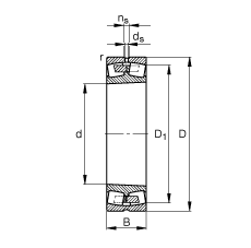 {(dio)ĝLS 24056-B-K30-MB, (j) DIN 635-2 ˜ʵҪߴ, FF 1:30