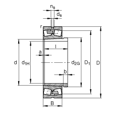 {(dio)ĝLS 239/500-K-MB + AH39/500, (j) DIN 635-2 ˜ʵҪߴ, F׺ж